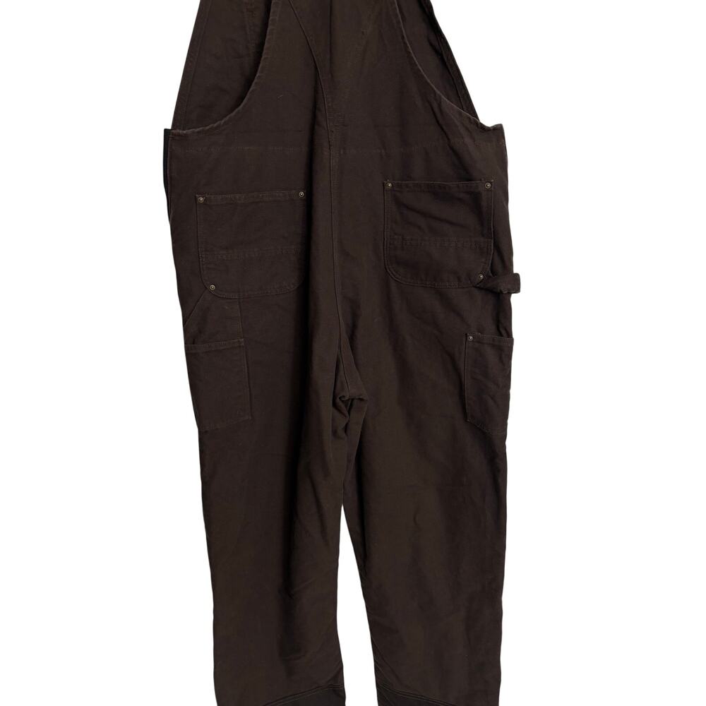Carhartt Dark Brown Bib Overalls XL 104031 - Picture 10 of 16